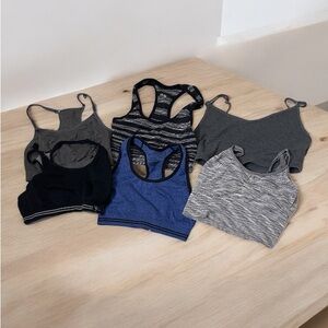 6 Sports Bras Bundle